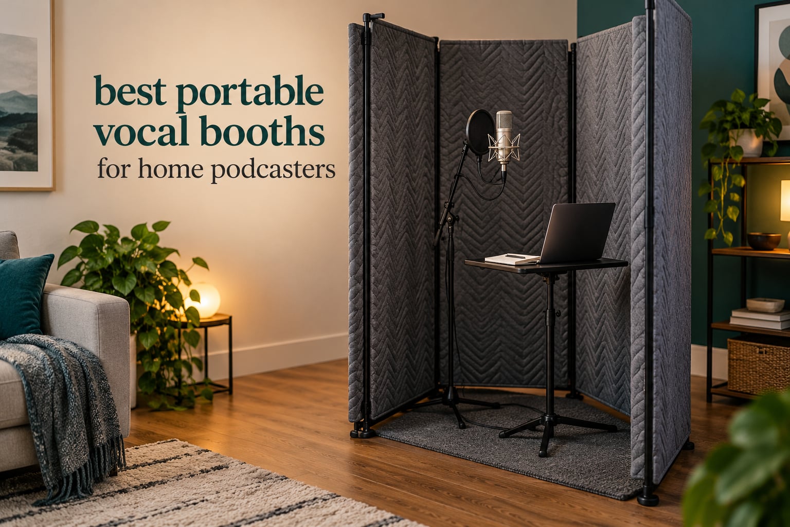 best portable vocal booths for home podcasters