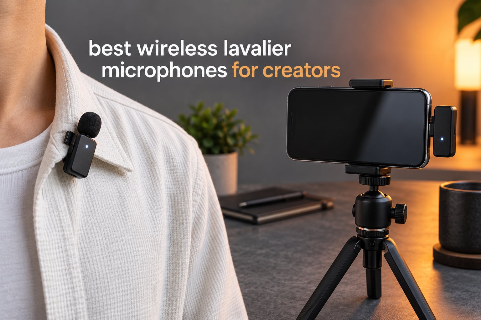 best wireless lavalier microphones for creators