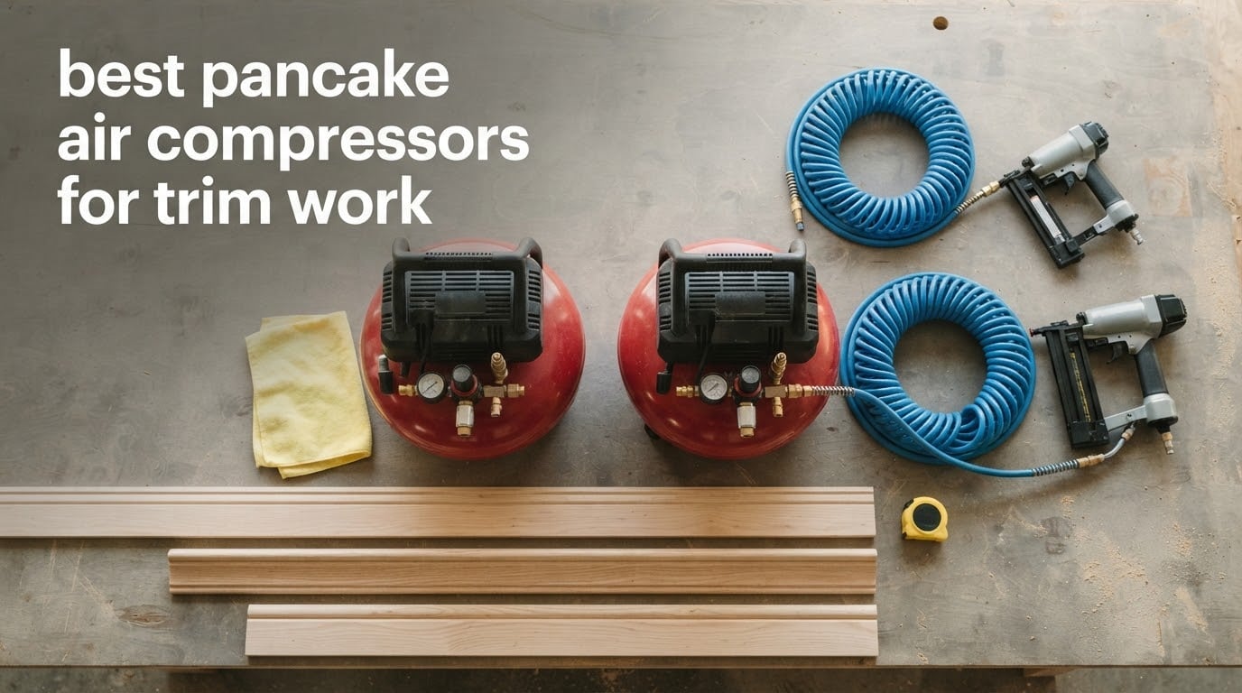 best pancake air compressors for trim work