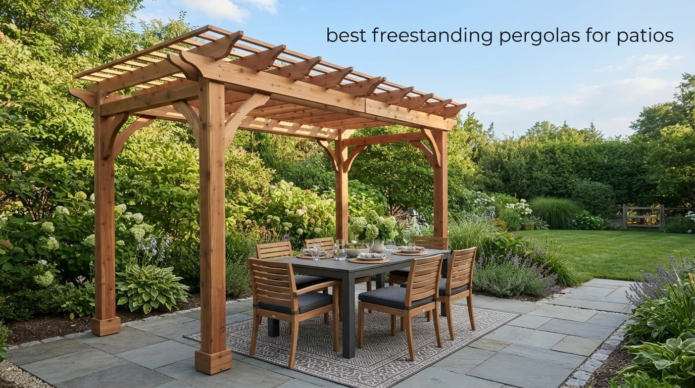 best freestanding pergolas for patios