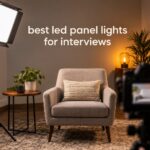 best led panel lights for interviews