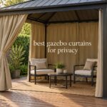 best gazebo curtains for privacy