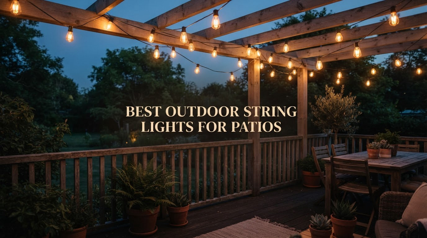 best outdoor string lights for patios