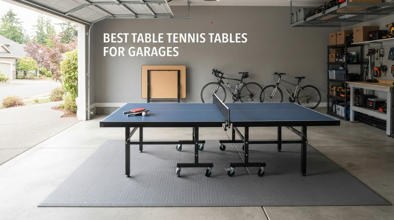 best table tennis tables for garages