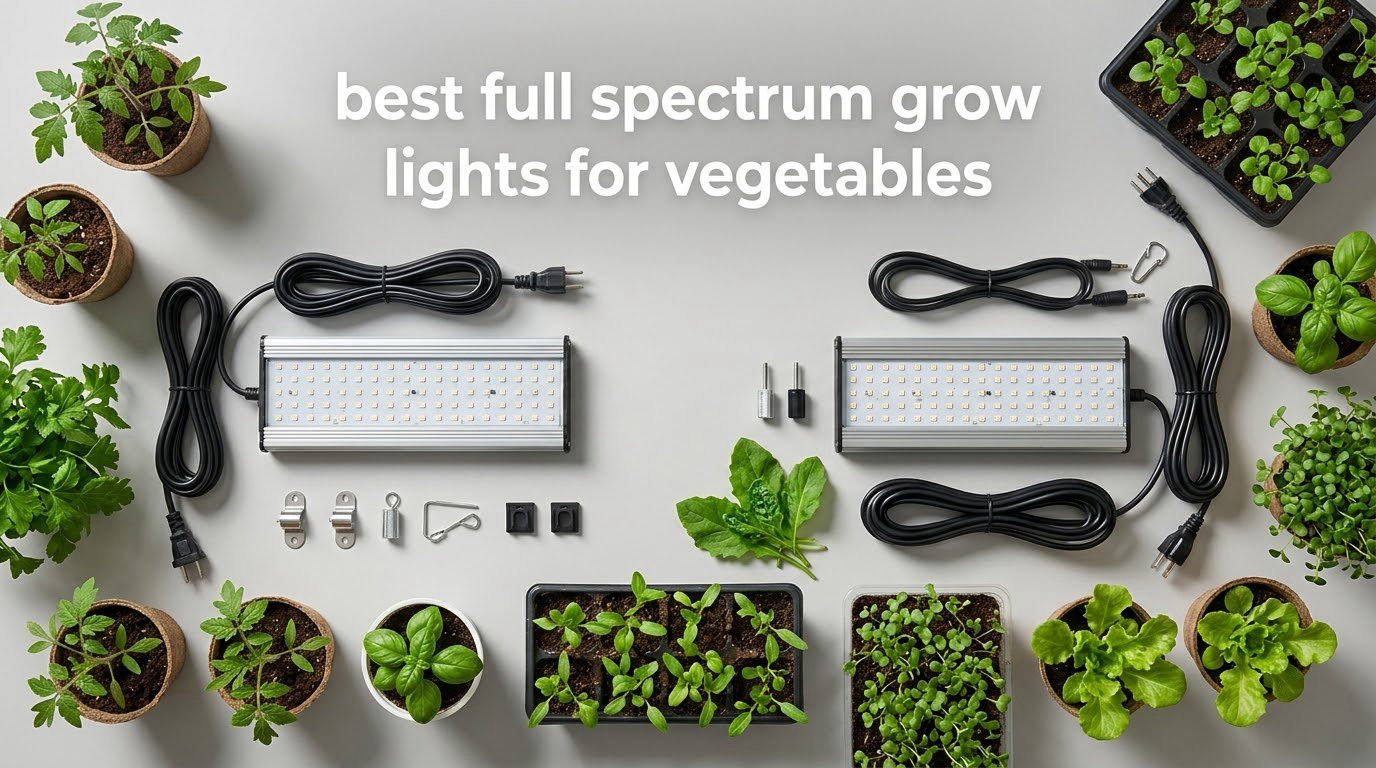 best full spectrum grow lights for vegetables