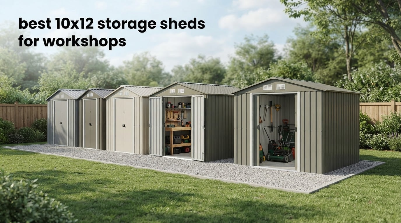 best 10x12 storage sheds for workshops
