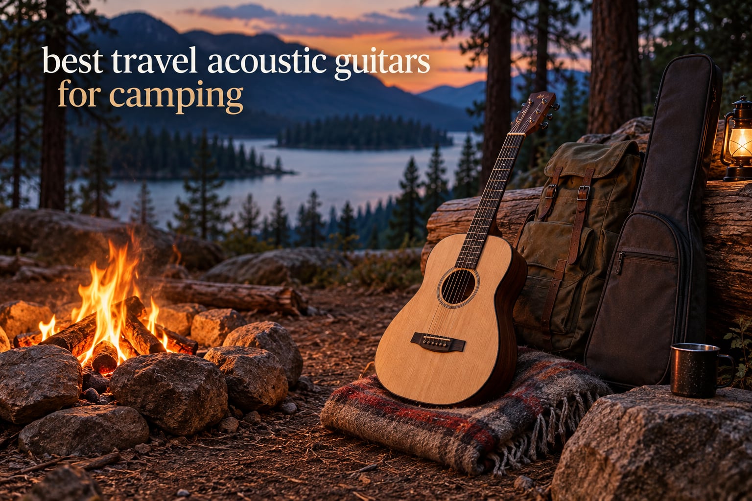best travel acoustic guitars for camping