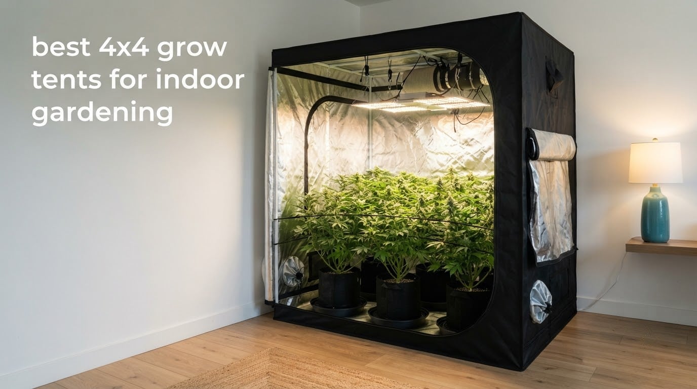 best 4x4 grow tents for indoor gardening