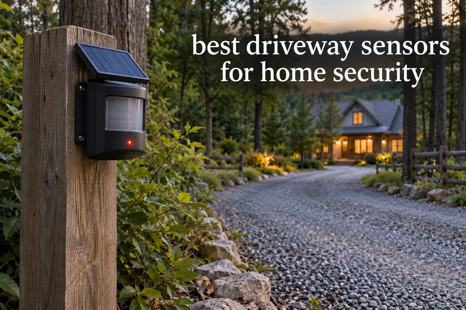 best driveway sensors for home security